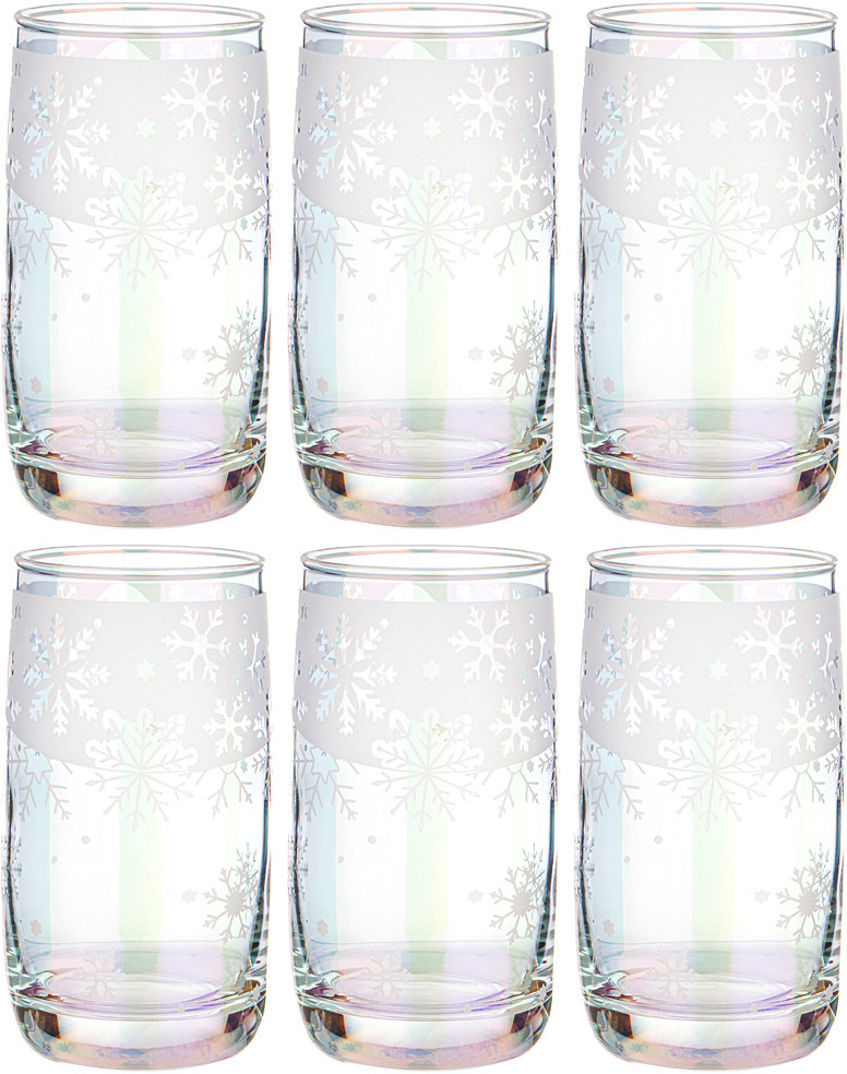 Набор стаканов «Снежинки» | Снежинки | Lefard