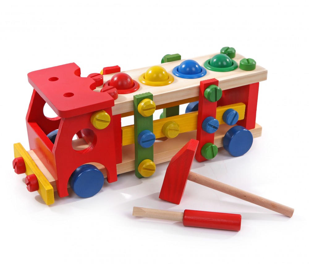 Деревянный конструктор «Машина» | Мир деревянных игрушек