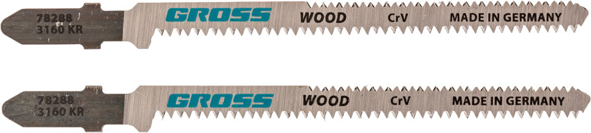Набор полотен для электролобзика по дереву | Gross