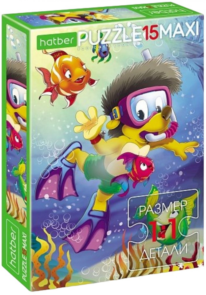 Пазл-maxi «Подводные приключения» | Hatber