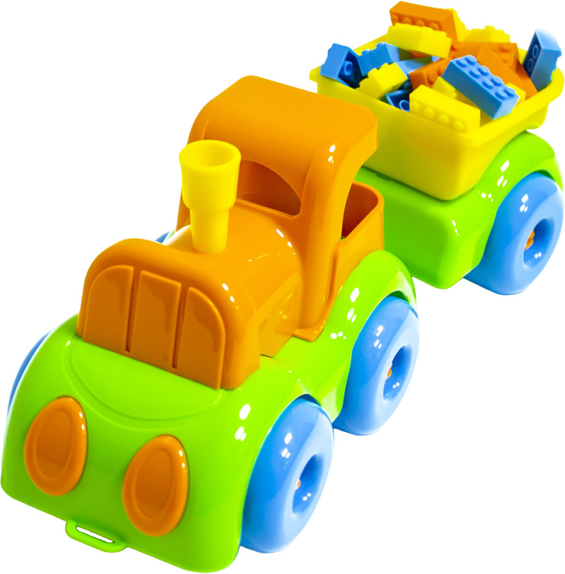 Паровозик с прицепом «Везунчик» | Knopa