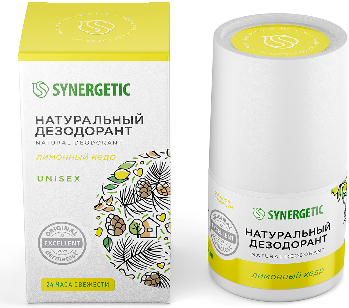 Дезодорант натуральный «Лимонный кедр» | Synergetic