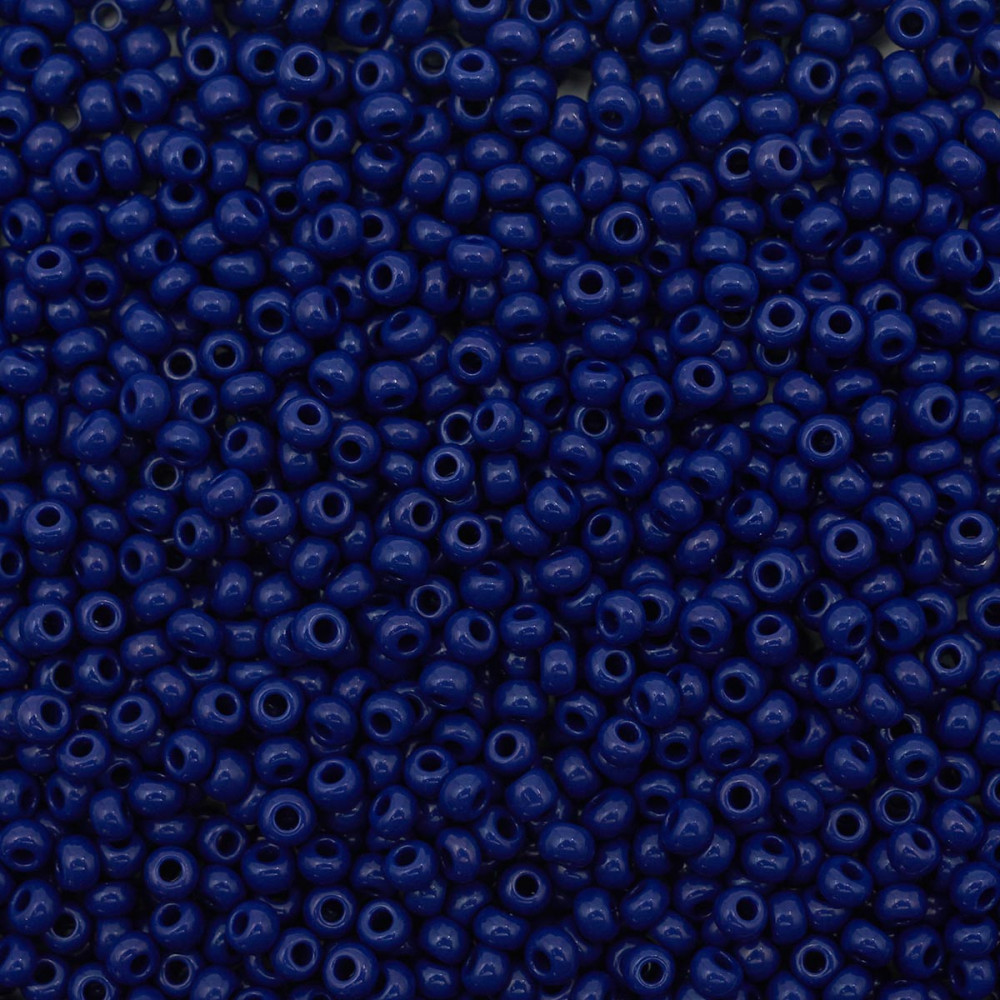 Бисер непрозрачный, цвет 33070 темно-синий | Solgel | Preciosa