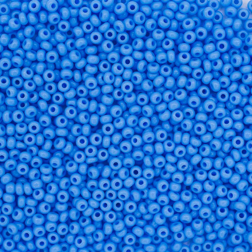 Бисер непрозрачный, цвет 33020 светло-голубой | Solgel | Preciosa