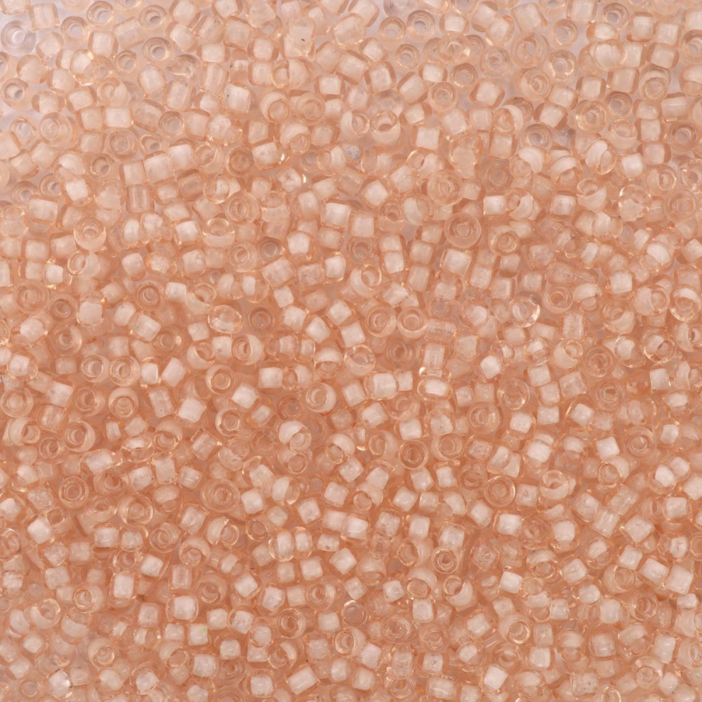 Бисер прозрачный с цветным центром, цвет 9А-3 бежевый | Astra&Craft