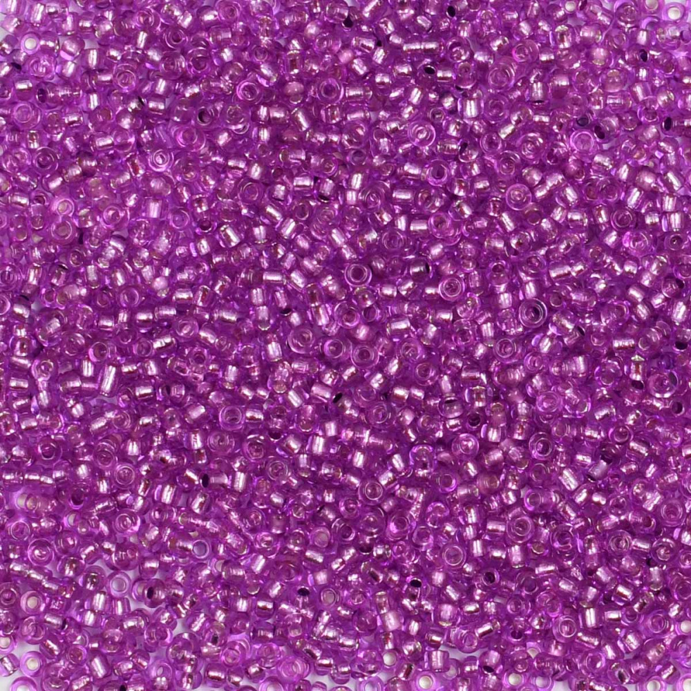 Бисер прозрачный, цвет 1094 сиреневый | Astra&Craft