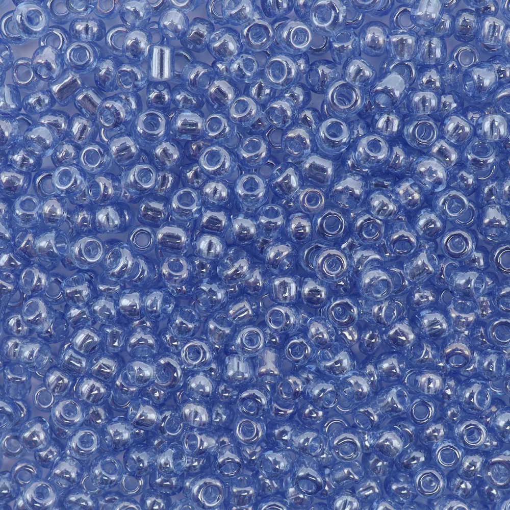 Бисер прозрачный глянцевый, цвет 106 светло-синий | Astra&Craft
