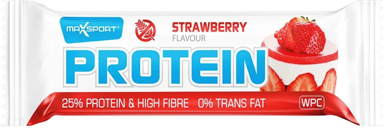 Батончик протеиновый «Клубника» | Max Sport