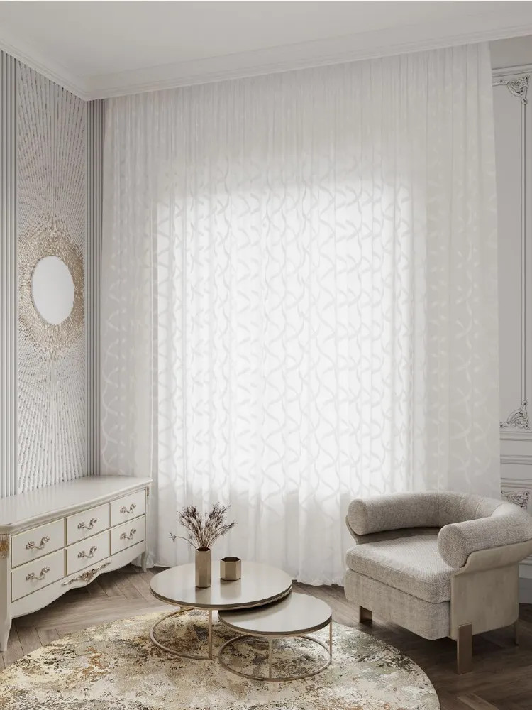 Тюль «Листья» | Decofest