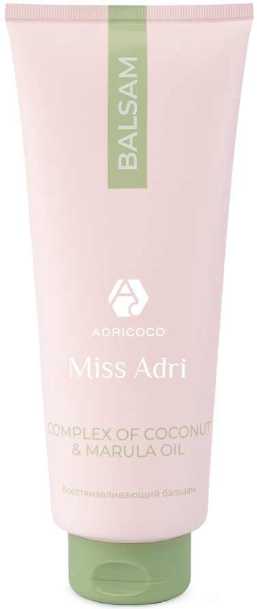 Бальзам для волос восстанавливающий с маслом кокоса и марулы | Miss Adri | Adricoco