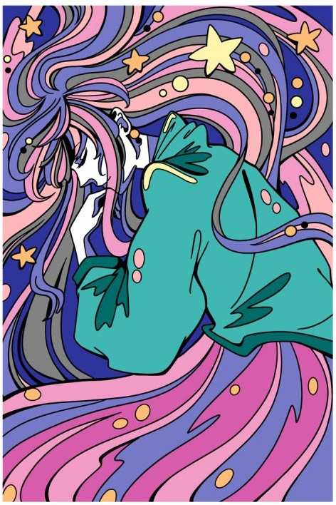 Картина по номерам «Красивые сны» | Аниме | Lori