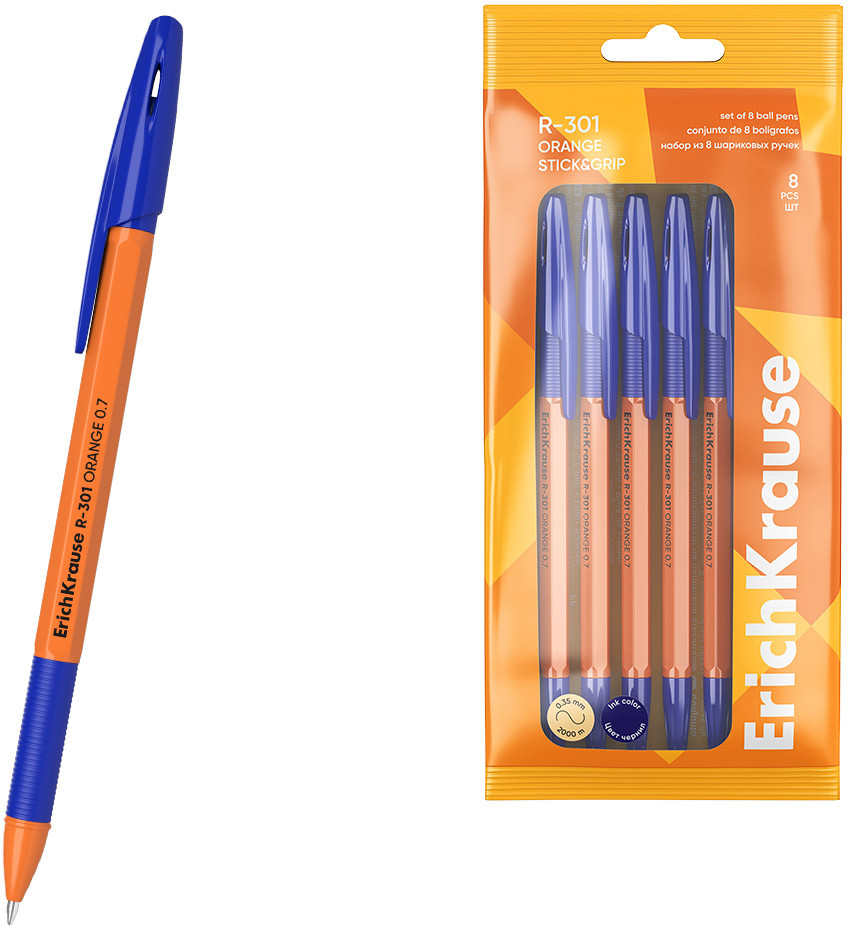Набор шариковых ручек «R-301 Stick» | Orange EK | Erich Krause