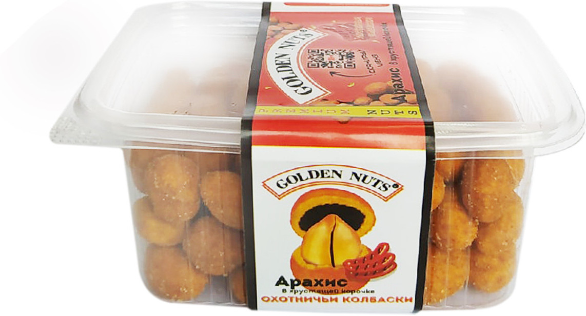 Арахис со вкусом охотничьих колбасок | Golden Nuts