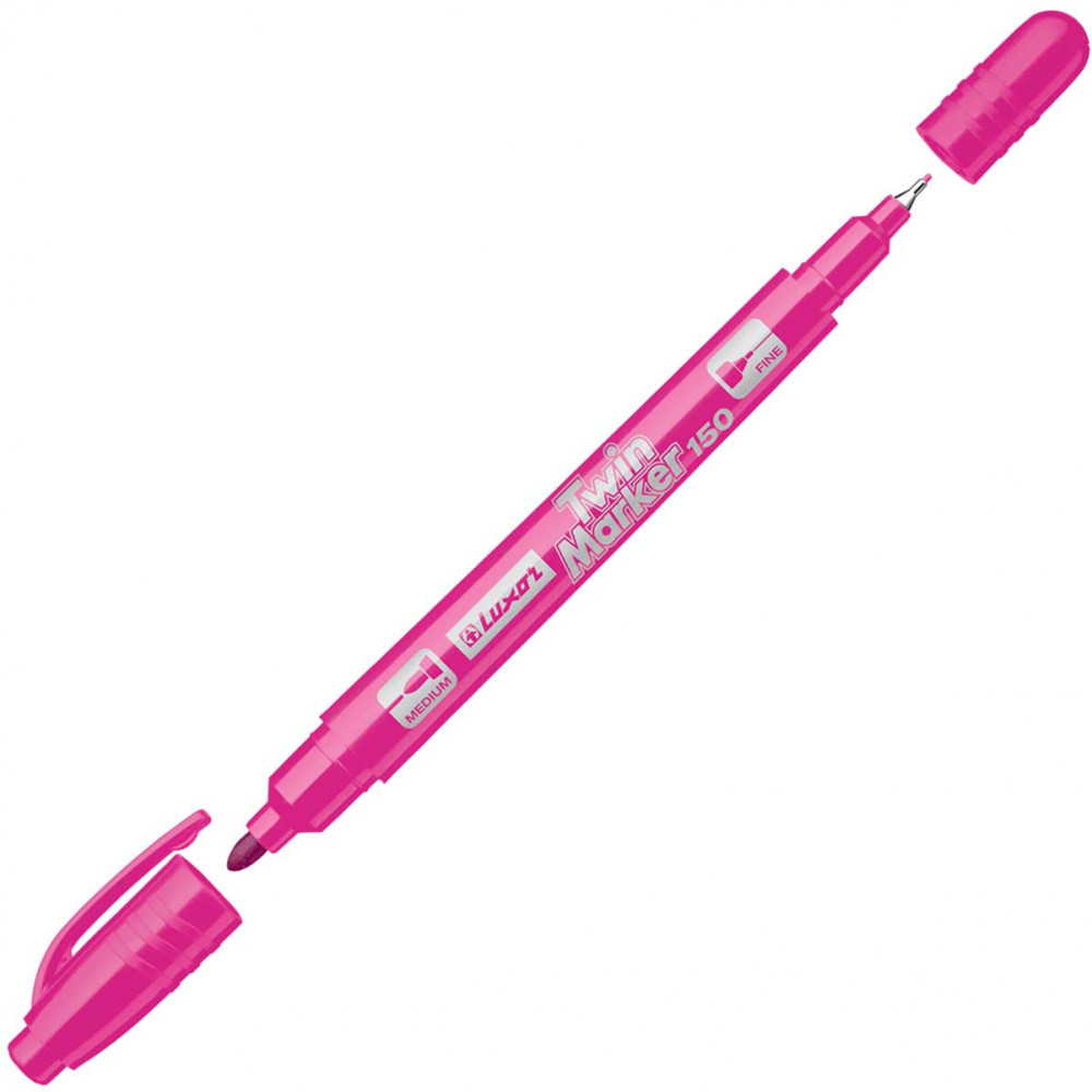 Маркер перманентный двухсторонний | Luxor