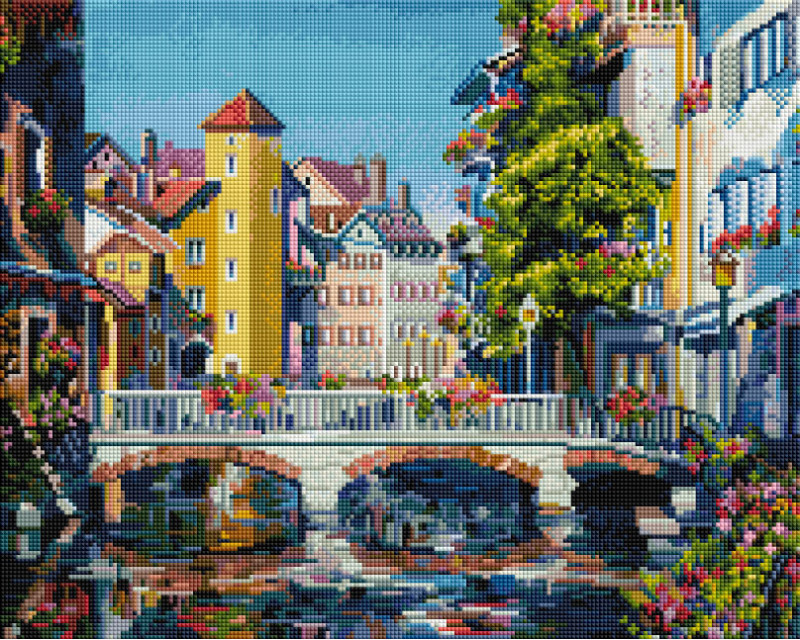 Мозаика алмазная «Франция. Альпийская Венеция» | Пейзаж | Белоснежка