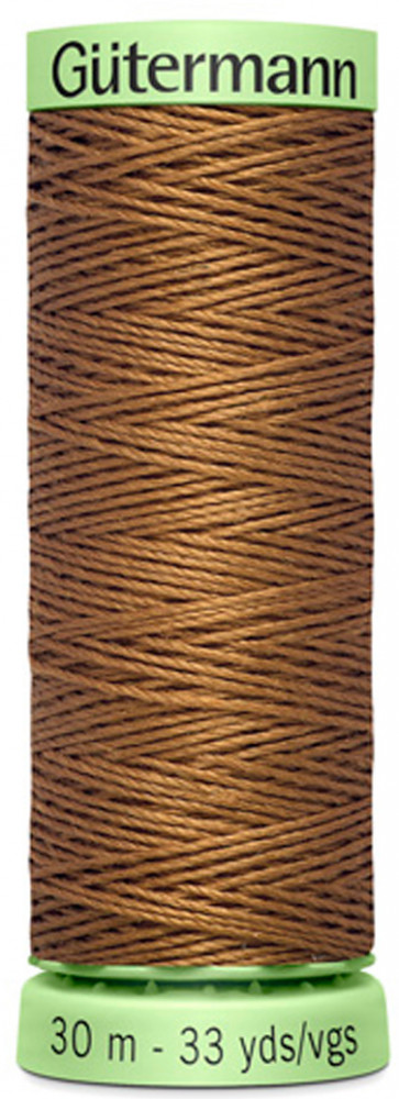 Нить для декоративной отстрочки, цвет золотисто-коричневый 124 | Top Stitch | Gutermann