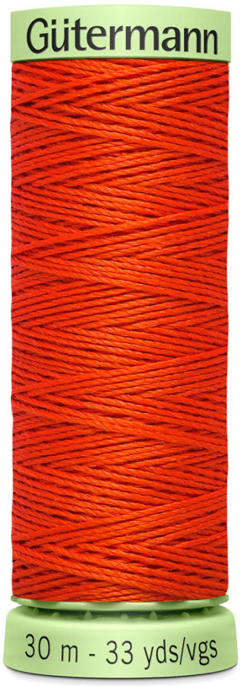 Нить для декоративной отстрочки, цвет яркий апельсин 155 | Top Stitch | Gutermann
