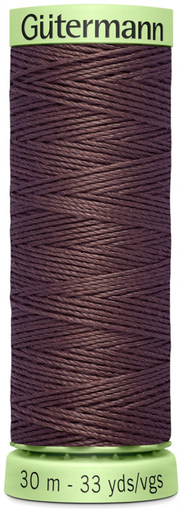 Нить для декоративной отстрочки, цвет темный горький шоколад №883 | Top Stitch | Gutermann