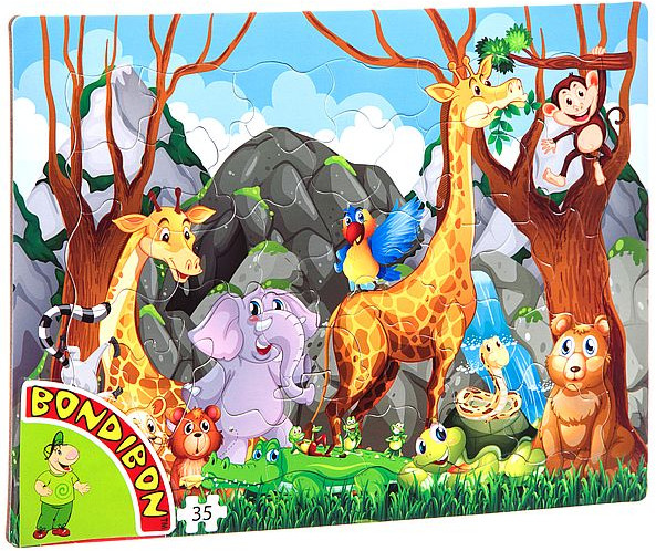 Пазл «Животные» | Bondibon