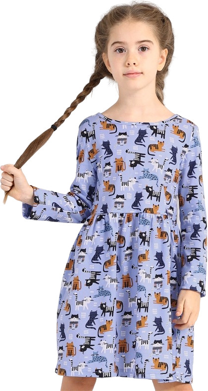 Платье для девочек | Променад | Апрель