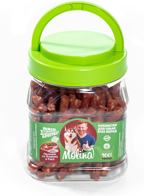 Лакомство для собак «Палочки из ягненка и риса» | Molina