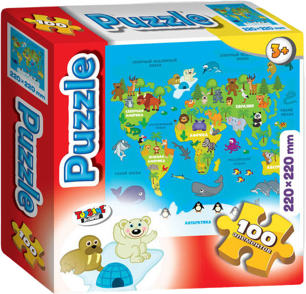 Пазл «Карта мира» | TopGame