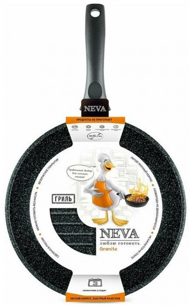 Сковорода-гриль «Neva Granite» | Neva Granite | НМП