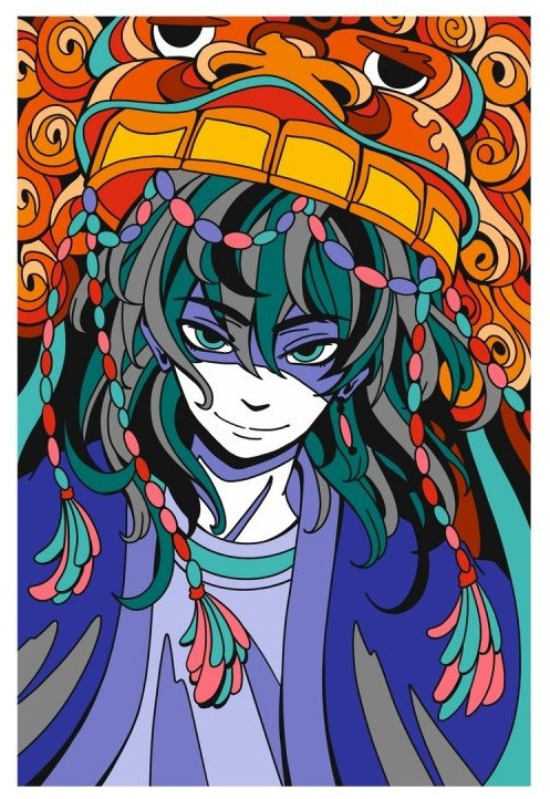 Картина по номерам «Танец дракона» | Lori