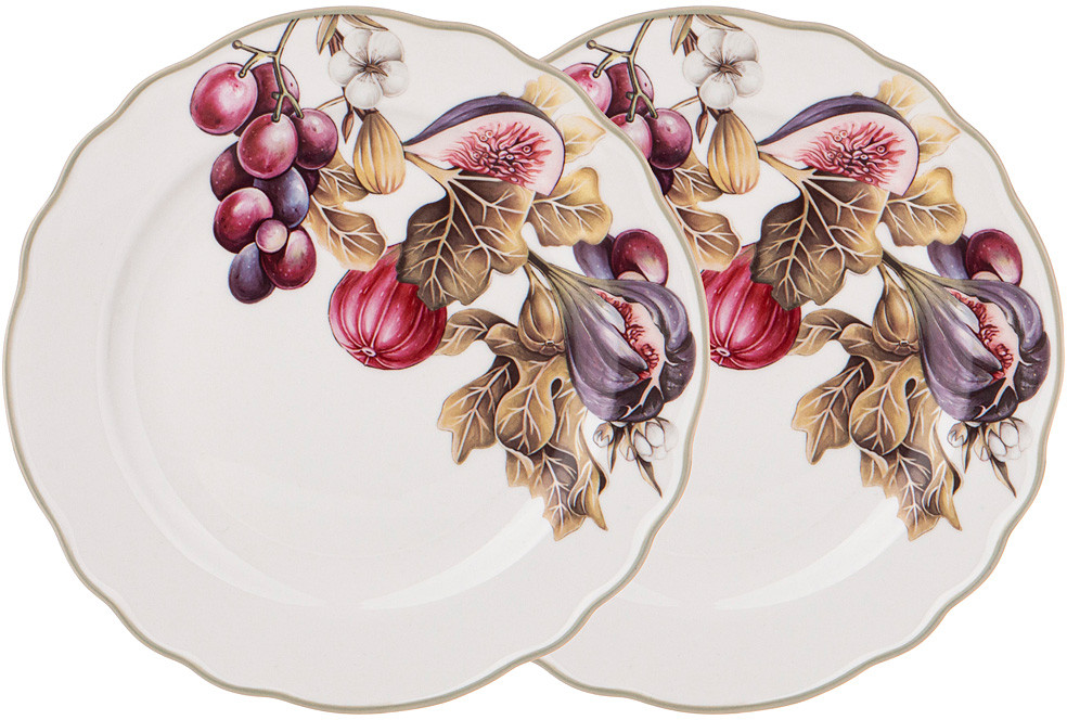 Набор тарелок закусочных «Инжир» | Village | Lefard