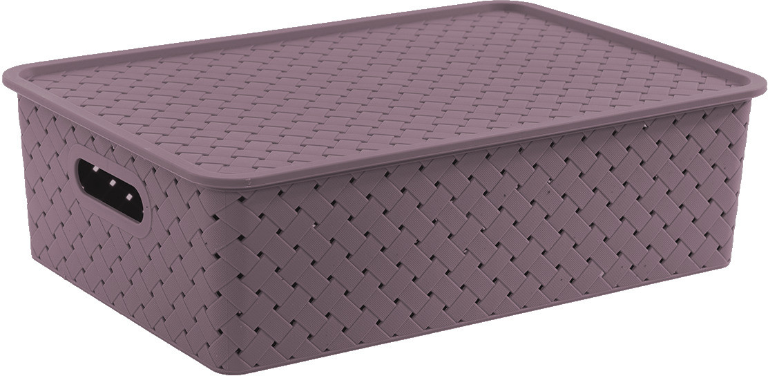 Корзина универсальная с крышкой | Береста | Violet