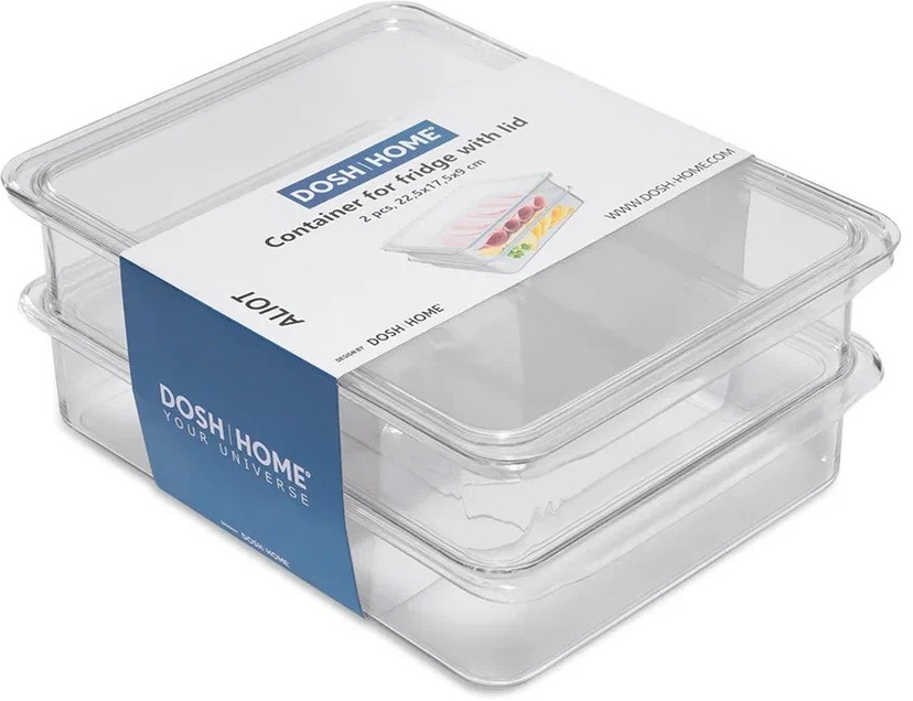 Набор контейнеров для холодильника с крышкой «Aliot» | Aliot | Dosh | Home