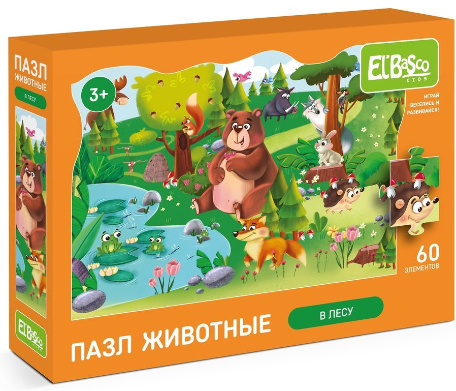 Пазл «В лесу» | El`BascoToys
