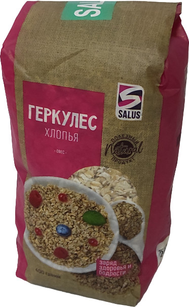 Хлопья овсяные «Геркулес» | SALUS