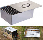 Коптильня двухъярусная с поддоном