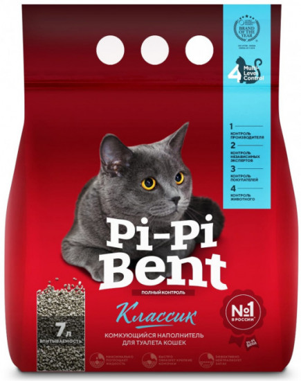 Наполнитель для кошачьего туалета комкующийся