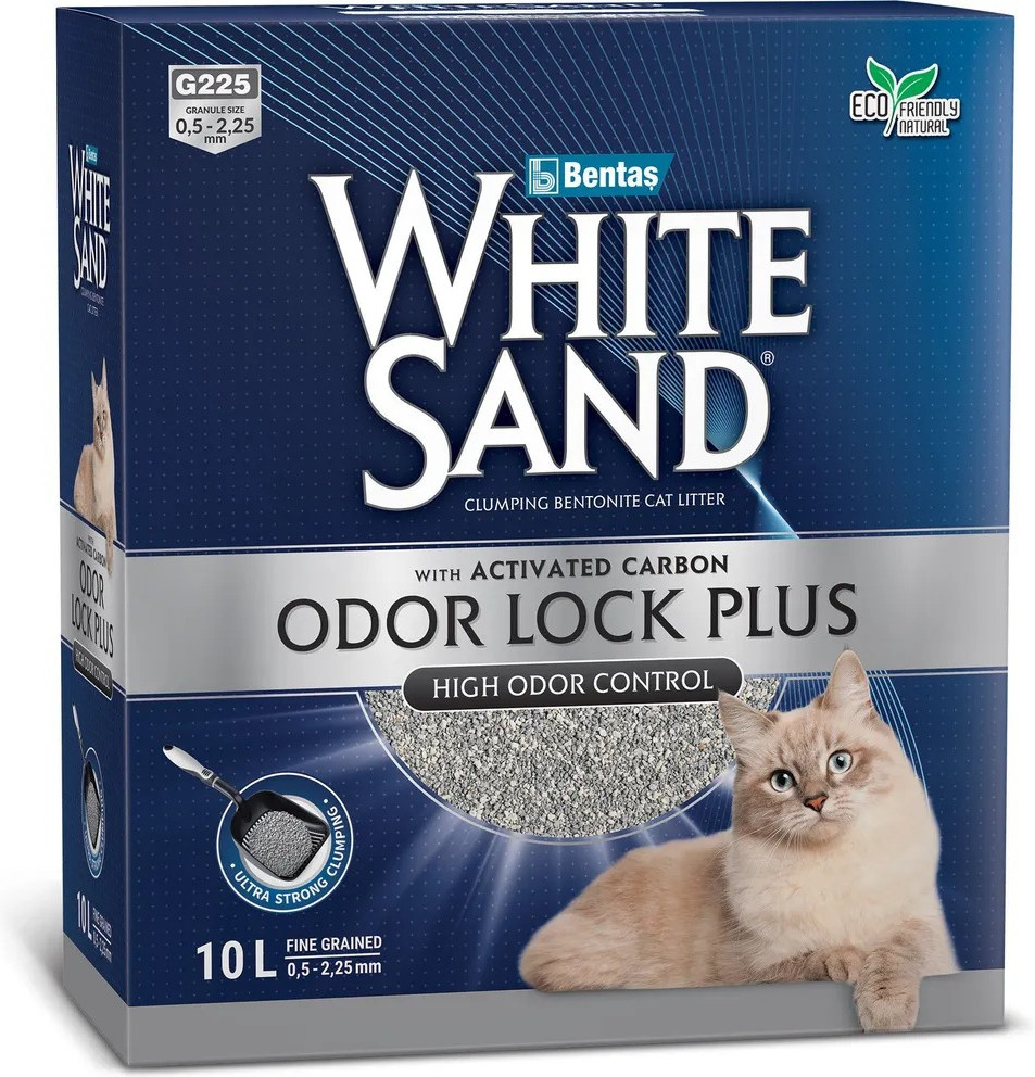Наполнитель для кошачьего туалета «С усиленной блокировкой запахов» | White Sand