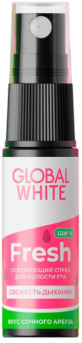 Спрей для полости рта освежающий со вкусом арбуза | Global White