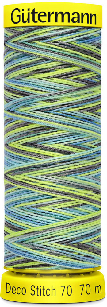 Нить для декоративных швов, цвет мультиколор №9852 | Deco Stitch | Guetermann
