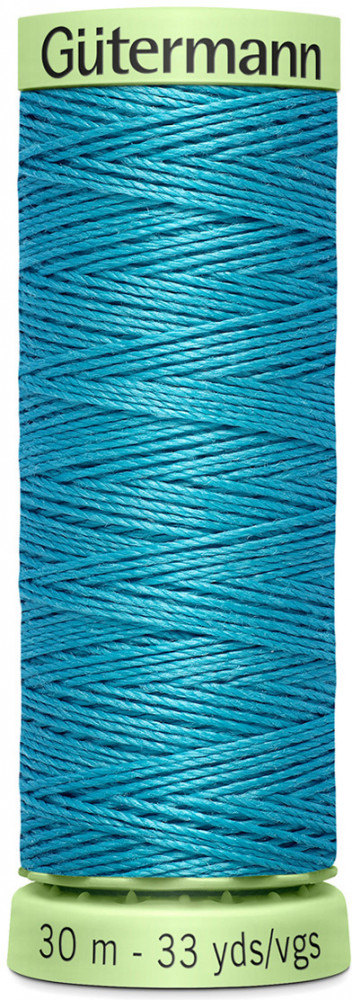 Нить для декоративной отстрочки, цвет насыщенный бирюзовый №332 | Top Stitch | Gutermann