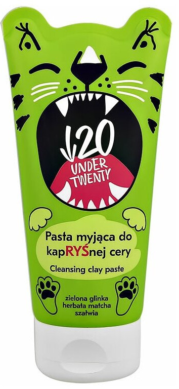 Паста для умывания с зеленой глиной и чаем матча | Under Twenty | Lirene