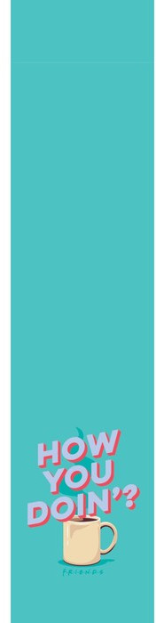 Закладка с резинкой «How you doing?» | Вселенная Friends/Друзья