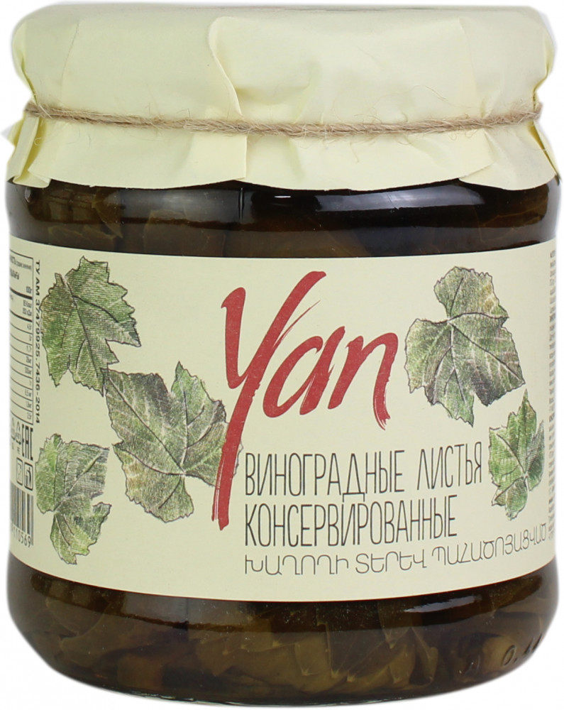 Листья виноградные консервированные | Yan