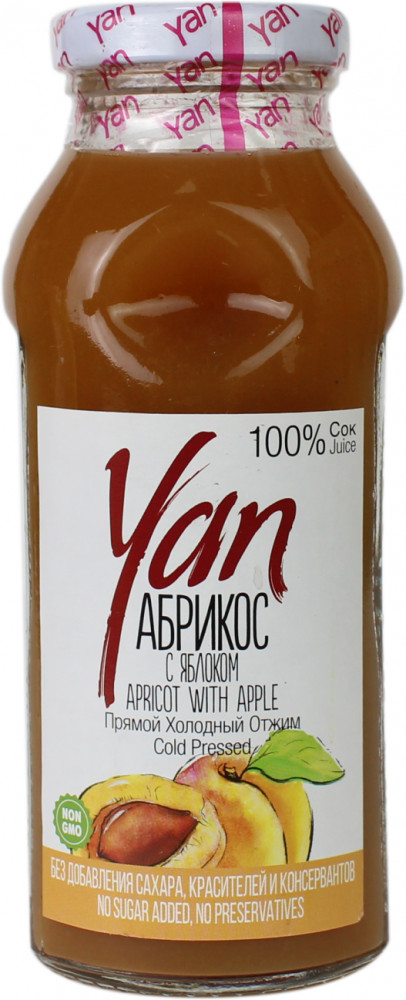 Сок «Абрикос с яблоком» | Yan