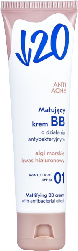 ВВ-крем для лица с антибактериальным эффектом SPF 10, оттенок 01 | Under Twenty | Lirene