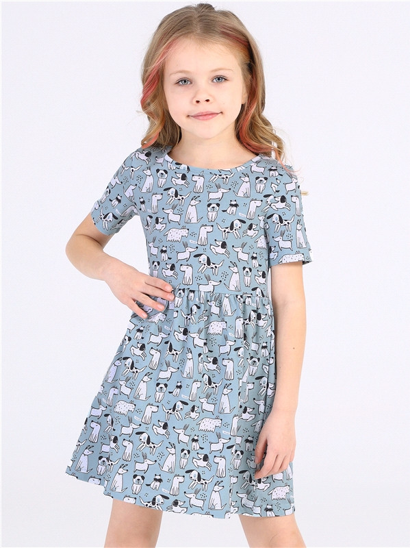 Платье для девочек | Променад | Апрель