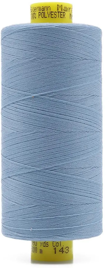 Нить промышленная для оверлока «Mara», цвет серо-голубой №143 | Guetermann
