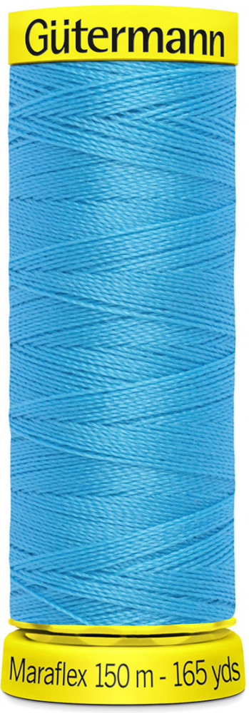 Нить для трикотажа «Maraflex», цвет неоновый голубой №5396 | Guetermann