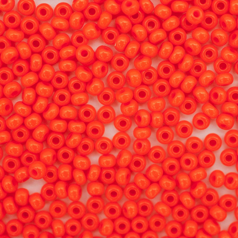 Бисер непрозрачный, цвет 93140 оранжевый | Preciosa