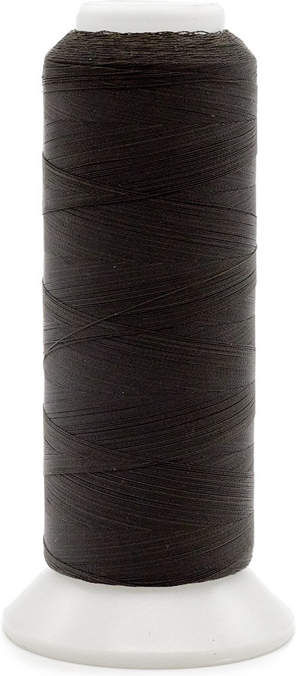 Нить оверлочная крученая, цвет темно-коричневый 499 | Astra&Craft