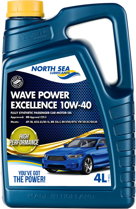 Моторное масло North Sea Wave power excellence 10W-40 | North Sea Lubricants